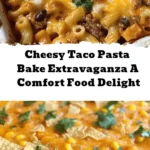 Discover the ultimate comfort food with our Cheesy Taco Pasta Bake Extravaganza! This delicious dish combines the flavors of savory taco-seasoned ground beef, creamy sour cream, and gooey cheddar cheese, all baked with tender elbow macaroni. Perfect for family dinners or gatherings, this easy-to-follow recipe will have you serving up a hearty meal in just 45 minutes. With variations for every taste, from vegetarian options to spicy twists, it's a modern classic that's sure to please any crowd. Try it today for a cozy meal everyone will love!