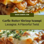 Discover a culinary masterpiece with this Garlic Butter Shrimp Scampi Lasagna recipe! This innovative dish beautifully merges the classic comfort of lasagna with the fresh, zesty flavors of garlic butter shrimp. Each delicious layer offers a delightful blend of creamy cheeses, succulent shrimp, and rich garlic butter sauce. Perfect for impressing family and guests alike, this lasagna elevates your dining experience while inviting you to explore new flavors in your kitchen. Get ready to embark on a delicious journey and create a memorable meal that’s as visually stunning as it is tasty!