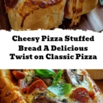 Indulge in the ultimate comfort food with this Cheesy Pizza Stuffed Bread! This scrumptious recipe combines crispy Italian bread with melted mozzarella, savory toppings, and rich pizza sauce for a mouthwatering experience. Perfect for gatherings, game days, or cozy nights in, it's easy to make and customizable to suit your taste. Whether you stick to classic pepperoni or get creative with fresh veggies, this dish is sure to impress. Serve it with extra pizza sauce for dipping and enjoy every cheesy bite!