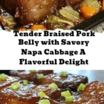 Discover the joy of cooking with this tender braised pork belly and savory napa cabbage recipe! Perfect for family gatherings or cozy nights in, this dish combines rich flavors and melt-in-your-mouth textures that will delight your taste buds. With simple ingredients and straightforward steps, even beginners can create a sumptuous meal that brings everyone together. Whether you serve it with rice or noodles, this comforting recipe showcases the beauty of slow cooking. Get ready to elevate your dining experience!