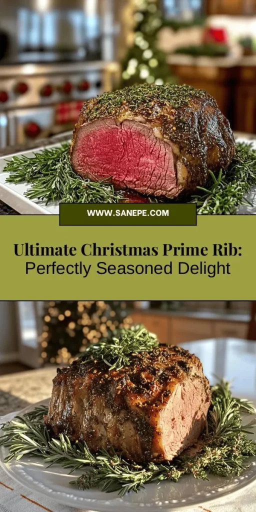 Create lasting holiday memories with a perfectly seasoned Christmas prime rib that steals the show at your dinner table. This juicy, tender roast is the ultimate centerpiece for festive gatherings. Discover essential tips for selecting high-quality meat, crafting a flavorful seasoning rub, and mastering cooking techniques for a deliciously memorable feast. Elevate your holiday traditions with this delectable recipe! #PrimeRib #ChristmasDinner #HolidayCooking #Foodie #BeefLovers #RecipeOfTheDay #FestiveEats