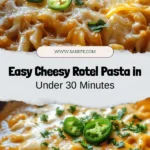 Discover the deliciousness of Cheesy Rotel Pasta Delight! This easy and comforting pasta dish combines zesty Rotel tomatoes, creamy cheeses, and your favorite pasta for a meal that comes together in under 30 minutes. Perfect for busy weeknights, family dinners, or gatherings, this versatile recipe can be customized with your choice of proteins or veggies. With every bite, experience a burst of flavor and warmth that will delight your taste buds. Ready to whip up this cheesy goodness? Dive into a world of comfort food that’s both simple and satisfying!