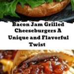 Discover a mouthwatering twist on the classic cheeseburger with Bacon Jam Grilled Cheeseburgers! This delicious recipe features juicy beef patties topped with homemade bacon jam, blending smoky, sweet, and savory flavors for an unforgettable taste experience. Perfect for barbecues or cozy dinners, these burgers are sure to impress your family and friends. With easy step-by-step instructions and plenty of pairing options, you'll want to add this flavorful dish to your go-to recipe list. Elevate your burger game and enjoy the deliciousness today!