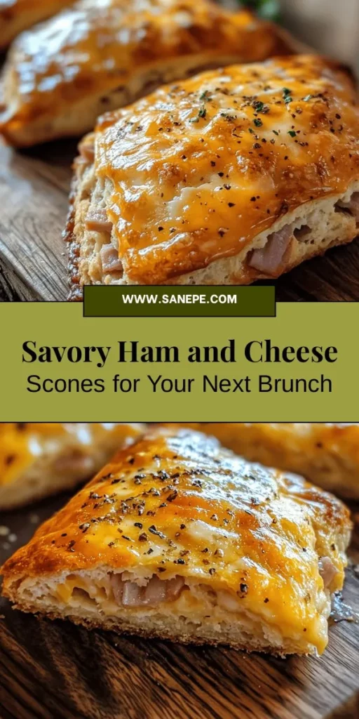 Discover the irresistible charm of savory ham and cheese scones! Perfect for breakfast, brunch, or a quick snack, these flaky delights blend the flavors of melted cheese and savory ham, making each bite a comforting treat. With just the right amount of seasoning and a hint of Dijon mustard, they’re sure to elevate your baking game. Try this versatile recipe and customize it with your favorite ingredients. #Scones #HamAndCheese #BakingRecipes #SavoryTreats #BrunchIdeas #ComfortFood