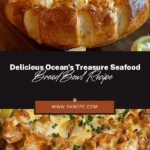 Experience a seafood delight with our Ocean's Treasure Stuffed Seafood Bread Bowl! This stunning dish features a warm, crusty sourdough bowl filled with a creamy blend of shrimp and crab, perfect for gatherings or family dinners. Easy to prepare and bursting with flavors, it’s a true show-stopper that will impress your guests and keep them coming back for more. Learn how to make this exquisite seafood sensation and get creative with your filling options for a personalized twist. Perfectly paired with a crisp white wine and a fresh salad, this recipe is sure to become a favorite in your home!