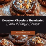 Indulge in the rich decadence of chocolate thumbprint cookies! These delightful treats combine a soft, buttery cookie with a luscious chocolate filling and a satisfying nutty crunch. Perfect for any occasion, from holiday gatherings to cozy afternoons, learn how to make these scrumptious cookies at home. Dive into the history, key ingredients, and get step-by-step instructions in our article. Bake a batch and share the love! #Cookies #ChocolateThumbprint #Baking #Dessert #SweetTreats #HomemadeCookies