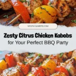 Elevate your summer barbecue with these Zesty Citrus Chicken Kabobs! Bursting with vibrant flavors, these delicious kabobs are marinated in a refreshing blend of lemon and orange juice, bringing a taste of sunshine to your table. Perfect for grilling or baking, they combine juicy chicken with colorful vegetables for a visually stunning dish that's also healthy. Ideal for family dinners or outdoor gatherings, these kabobs can be customized with your favorite veggies or spice levels. Try them out and impress your guests with this flavorful BBQ delight!