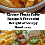 If you're looking for a delicious comfort food to satisfy your cravings, try these Cheesy Fiesta Fries! This recipe features crispy golden fries topped with melted cheddar and feta cheese, fresh jalapeños, and a sprinkle of cilantro for a burst of flavor. Perfect for game nights or casual gatherings, these cheesy fries are easy to make and packed with smoky, creamy, and spicy notes. Plus, they can be customized with your favorite toppings for an extra kick. Dive into this flavorful delight and indulge in a crowd-pleasing favorite!