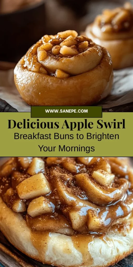 Start your mornings off right with these delightful Apple Swirl Breakfast Buns, filled with spiced apples and topped with a rich brown butter maple frosting. Perfect for brunch or a cozy family breakfast, these buns offer a warm and indulgent treat that everyone will love. Discover the magic of home baking and enjoy the comforting aroma wafting through your kitchen. Try this recipe today! #BreakfastBuns #HomeBaking #AppleSwirl #BrunchIdeas #DeliciousTreats #ComfortFood #MapleFrosting