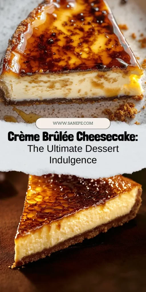 Discover the ultimate indulgence with Crème Brûlée Cheesecake Delight, a luxurious blend of creamy cheesecake and crispy caramel topping. Perfect for special occasions or cozy nights, this dessert features rich textures and flavors that impress every time. Explore its fascinating history, learn essential techniques, and follow easy steps to create a show-stopping centerpiece for your gatherings. Elevate your dessert game with this irresistible treat! #CrèmeBrûlée #Cheesecake #DessertGoals #Baking #Foodie #SweetTreats #Yummy