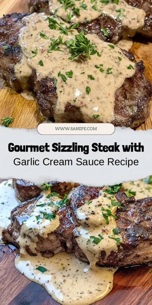 Indulge in the ultimate comfort food with this sizzling steak topped with a rich garlic cream sauce. Discover how to perfectly sear a ribeye and create a delicious sauce that elevates your dining experience. With simple ingredients and easy steps, you can impress family and friends with a gourmet meal that's perfect for any occasion. Get ready to savor every juicy bite! #SteakDinner #GarlicCreamSauce #CookingAtHome #CulinaryDelight #BeefLovers #FoodieFavorites