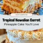 Discover the vibrant flavors of the tropics with this Hawaiian Carrot Pineapple Cake recipe! This delightful dessert blends the natural sweetness of carrots and juicy pineapple, creating a moist and flavorful cake that's perfect for any occasion. Enhanced with shredded coconut and crunchy nuts, each bite offers a unique texture and taste. From summer gatherings to special celebrations, this cake will transport you to a tropical paradise. Plus, it’s topped with a luscious cream cheese frosting that balances the sweetness beautifully. Try out this recipe for a sweet treat that your friends and family will love!