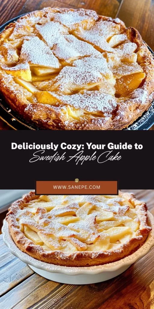 Discover the delightful world of Swedish Apple Cake with this ultimate guide! This beloved dessert features tender apples in a rich, buttery batter, perfect for any occasion. With simple ingredients and easy preparation steps, anyone can create this comforting treat. Serve it warm with a dusting of powdered sugar or a scoop of ice cream for an irresistible experience. Embrace the flavors of Scandinavia and enjoy every bite! #SwedishAppleCake #Baking #Desserts #ComfortFood #HomeBaking #AppleDesserts #Fika