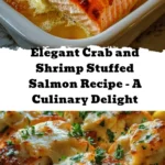 Elevate your dining experience with this delicious Elegant Crab and Shrimp Stuffed Salmon recipe. This dish features succulent salmon fillets filled with a creamy blend of lump crab meat and juicy shrimp, enhanced by a hint of lemon and flavorful seasonings. Perfect for special occasions or a comforting family dinner, it's easy to prepare and guaranteed to impress. Serve with a fresh salad or roasted veggies for a gourmet touch. Explore the world of seafood with this delightful recipe that’s as healthy as it is flavorful!