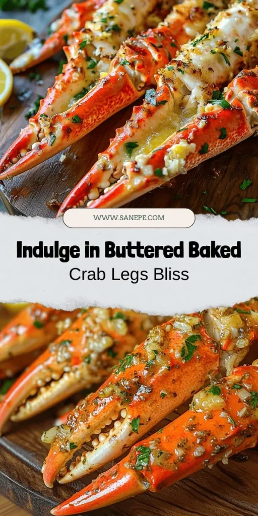 Indulge in the luxury of homemade baked crab legs in butter sauce with this easy, gourmet recipe! Perfect for celebrations or a special treat, this dish features tender king crab legs coated in a rich, buttery sauce infused with garlic and lemon for a burst of flavor. Impress your guests with a beautiful presentation and delightful sides. Get ready for a dining experience that’s both simple and unforgettable. #CrabLegs #Seafood #GourmetCooking #HomeCooking #Recipe #Foodie #Delicious #DinnerParty #BakedCrabLegs