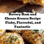 If you're looking for a delicious and easy baked snack, try these Savory Ham and Cheese Scones! Fluffy and golden, these scones are packed with diced ham and sharp cheddar for a perfect flavor combination. Ideal for breakfast, brunch, or as a tasty treat any time of day, this recipe takes just 35 minutes to prepare. Plus, it’s a great way to use up leftover ham. Serve them warm with butter or alongside a hearty soup for a delightful meal. Discover your new kitchen favorite today!