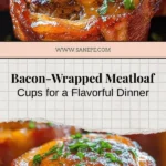 Looking to spice up your weeknight dinners? Try these Ultimate Bacon-Wrapped Meatloaf Cups! Tender and flavorful meatloaf surrounded by crispy bacon creates a deliciously indulgent dish that's as fun to eat as it is easy to make. Perfect for family gatherings or a cozy night in, these cups are sure to impress. Made with ground beef, pork, and a blend of spices, they’re topped with a sweet-sour glaze for extra flavor. Customize them with different ingredients or serve alongside your favorite sides. Don't wait, elevate your meal tonight with these crowd-pleasers!