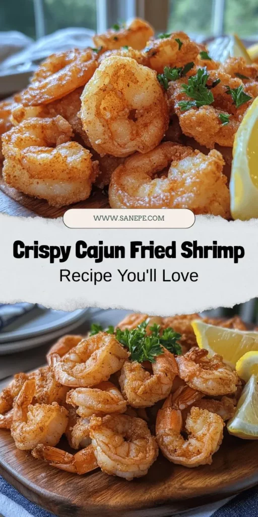 Dive into the vibrant world of Cajun cuisine with our Ultimate Cajun Fried Shrimp Delight recipe! This dish combines fresh, succulent shrimp with a crispy coating, seasoned with a blend of bold spices. Perfect for family gatherings or a cozy night in, discover the rich cultural history behind this classic favorite. Experience the flavors of Louisiana right in your own kitchen! #CajunCuisine #FriedShrimp #SeafoodRecipes #CookingAtHome #FoodLovers