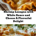 Discover a deliciously unique twist on a classic favorite with this Shrimp Lasagna with White Sauce and Cheese. This dish layers tender pasta with succulent shrimp, fresh spinach, and a rich béchamel sauce, topped with a blend of melty cheeses. Perfect for impressing guests or enjoying a cozy family dinner, this recipe is easy to follow and packed with flavor. Try adding your own spin with variations like vegetarian options or different cheese blends. Get ready to indulge in a comforting, mouth-watering meal that's sure to become a family favorite!