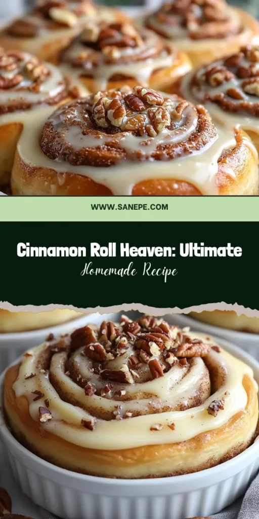 Get ready to elevate your baking game with Heavenly Swirls of Cinnamon Bliss! This ultimate cinnamon roll recipe combines fluffy dough and rich cinnamon filling to create an irresistible treat that's perfect for any occasion. Learn all the essential tips, from choosing the right ingredients to mastering the rolling technique. Whether it's for breakfast or a sweet snack, these homemade cinnamon rolls will leave everyone asking for more! #CinnamonRolls #Baking #HomemadeGoodness #SweetTreats #DessertLovers #ComfortFood