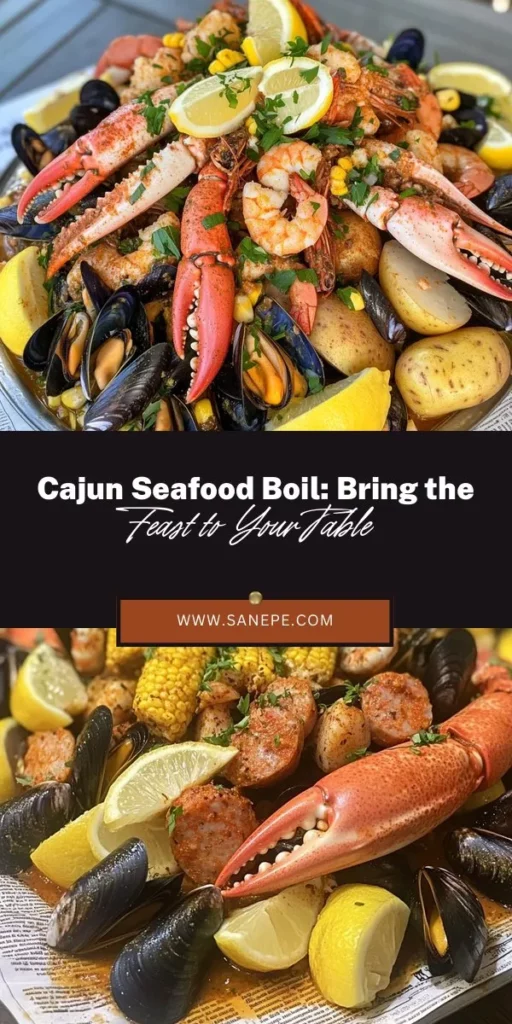 Dive into the vibrant world of Cajun cuisine with a mouthwatering seafood boil! This communal feast features succulent shrimp, crab legs, and spicy sausages, seasoned to perfection. Perfect for gatherings, it transforms any occasion into a celebration filled with laughter and camaraderie. Discover essential tips for preparation, cooking, and serving, along with ingredient breakdowns that guarantee an unforgettable culinary experience. #CajunSeafoodBoil #CajunCuisine #SeafoodLovers #FoodieFun #CookingTogether