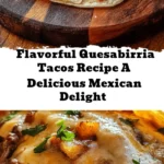 Discover the irresistible flavors of Quesabirria Tacos with this delicious recipe! Slow-cooked beef and melted cheese come together in warm tortillas for a comfort food experience that honors Mexican tradition. Whether you're preparing for a special gathering or a fun taco night, these tacos are sure to impress your family and friends. With a perfect blend of spices and fresh toppings, you'll want to savor every bite. Grab the ingredients and start your culinary adventure today!