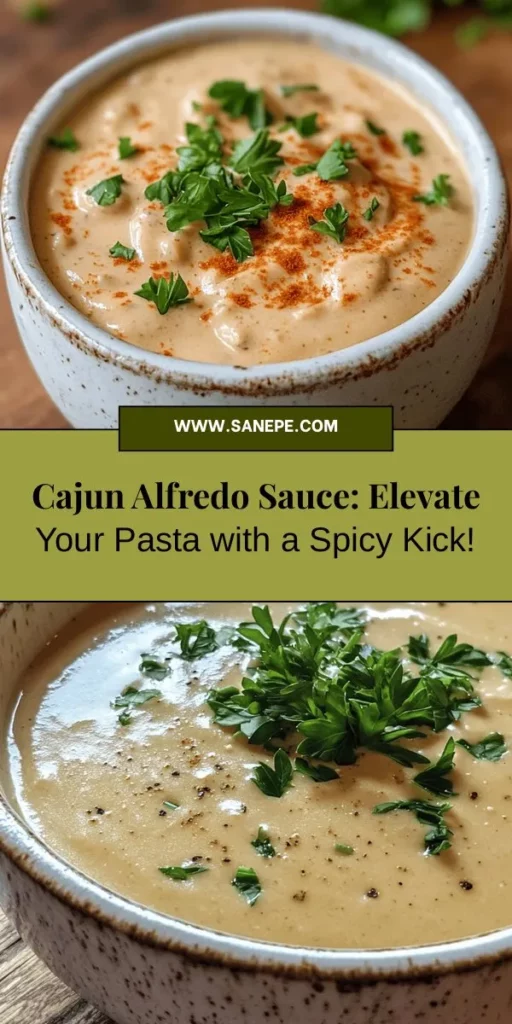 Looking to spice up your pasta nights? Try Cajun Alfredo Sauce for a delicious twist on a classic favorite. This creamy, rich sauce blends traditional Alfredo with bold Cajun flavors, perfect for pasta, grilled chicken, or as a dipping sauce. With ingredients like heavy cream, Parmesan, and Cajun seasoning, this dish is easy to prepare and sure to impress. Explore the enticing fusion of flavors and create a gourmet experience at home! #CajunAlfredo #PastaRecipes #CookingAtHome #Foodie #ComfortFood #SpicySauce #YummyRecipes