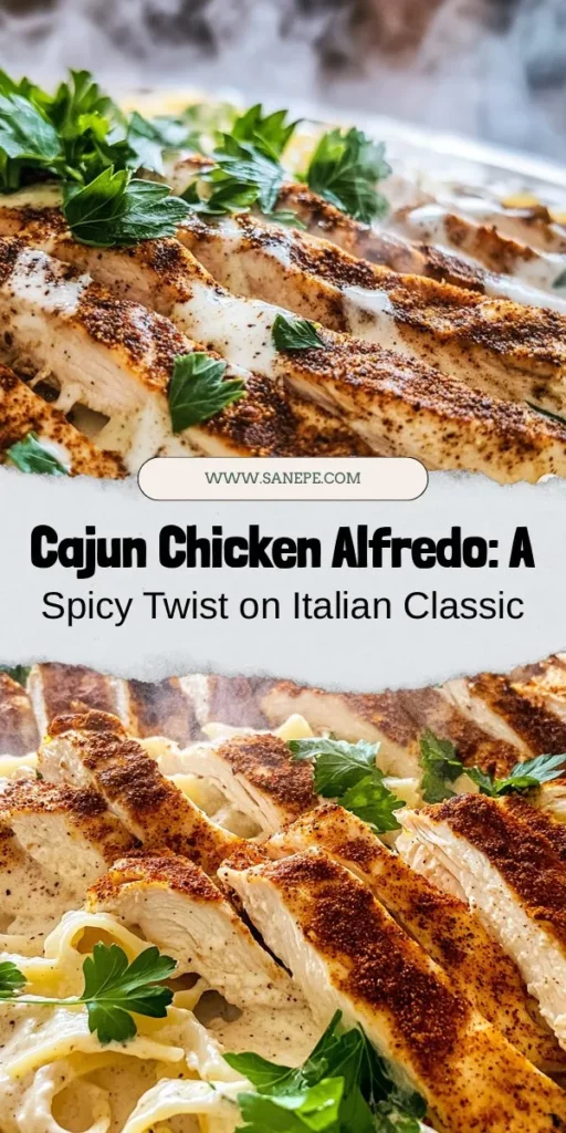 Discover the bold flavors of Cajun cuisine with this delightful Cajun Chicken Alfredo! This twist on the classic Italian dish combines creamy Alfredo sauce with a zesty Cajun kick, creating a meal that's perfect for busy nights or special occasions. Packed with lean chicken, fettuccine, and a blend of spices, each bite is a burst of savory goodness. Elevate your dinner game and tantalize your taste buds! #CajunChickenAlfredo #DeliciousRecipes #Foodie #PastaLove #CookingAtHome #FlavorfulMeals