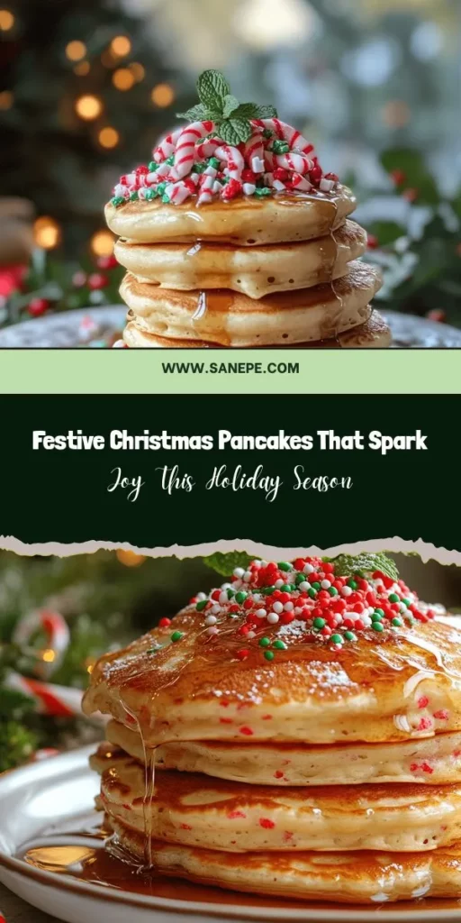 Bring holiday cheer to your breakfast table with these Festive Christmas Pancakes! Fluffy, colorful, and bursting with fun flavors, they’re perfect for creating lasting family memories. Made with ingredients like buttermilk and crushed candy canes, these pancakes deliver both taste and a delightful presentation. Elevate your festive brunch with creative topping ideas, and enjoy a cozy gathering this holiday season. #ChristmasPancakes #HolidayBaking #FestiveRecipes #BreakfastIdeas #FluffyPancakes