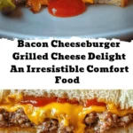 Dive into the ultimate comfort food experience with the Bacon Cheeseburger Grilled Cheese Delight! This mouthwatering sandwich combines crispy bacon, savory ground beef, and layers of melted cheese, all perfectly toasted to golden brown. Ready in just 25 minutes, it's an easy and satisfying meal that's perfect for lunch, dinner, or any gathering. Get inspired by this tasty recipe and explore fun variations, from vegetarian swaps to spicy additions. Pair it with sweet potato fries or a refreshing salad for a complete meal. Indulge in this cheesy masterpiece and elevate your comfort food game!