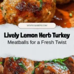 Elevate your dinner game with these Zesty Lemon Herb Turkey Meatballs! Bursting with vibrant citrus and fragrant herbs, these meatballs are not only delicious but also easy to prepare. Perfect for family dinners or meal prepping, they offer a fresh and tasty twist on a classic favorite. Made with lean ground turkey and packed with flavor, they’re nutritious and versatile. Pair them with your favorite sides for a delightful meal! Don't forget to explore variations and get creative in the kitchen. Try this recipe and bring a burst of brightness to your table!