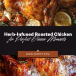 Discover the joy of cooking with this Easy Herb-Infused Whole Roasted Chicken recipe! Perfectly roasted with crispy skin and juicy meat, this dish is infused with fresh herbs and zesty lemon, making it ideal for family dinners or special occasions. Follow our simple step-by-step guide and impress your loved ones with a mouthwatering meal that's not only delicious but also brings everyone together. Perfect for pairing with roasted veggies or a fresh salad, this recipe is your ticket to a cozy culinary experience. Try it out and create unforgettable memories around the dinner table!