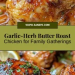 Discover the joy of family feasts with this Garlic-Herb Butter Roast Chicken recipe! Perfectly roasted to tender, juicy perfection, this dish features aromatic garlic, fresh herbs, and rich butter, combining to deliver unforgettable flavors that will make any meal special. With easy-to-follow preparation steps and helpful cooking tips, you’ll impress your loved ones and create lasting memories around the dinner table. Explore delicious side dish ideas and learn how to store and reheat leftovers for the perfect culinary journey. Dive in and elevate your next gathering with this comforting classic!