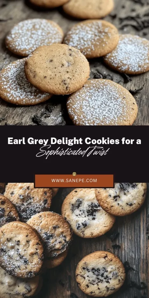 Elevate your baking game with Earl Grey Infused Delight Cookies! This unique recipe blends the classic flavors of cookies with the sophisticated notes of Earl Grey tea, creating a delightful treat perfect for any occasion. Infuse buttery goodness with aromatic tea for a sweet, floral, and citrusy twist. Perfect for afternoon tea or special events, these cookies promise a delightful culinary experience. Try them now for a cookie unlike any other! #EarlGreyCookies #Baking #TeaTime #Homemade #CookieRecipe #GourmetTreats #SweetTooth