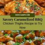 Discover the mouthwatering delight of Caramelized BBQ Chicken Thighs! This easy recipe transforms tender chicken thighs into a flavor-packed dish with a sweet, smoky glaze that’s sure to impress at any gathering. Perfect for both seasoned cooks and beginners, this meal takes just an hour to prepare, including marinating time. Pair it with sides like coleslaw or cornbread for the ultimate BBQ experience. Dive into a world of deliciousness and explore variations like using skinless chicken or marinating tofu for a plant-based twist. Ideal for summer BBQs, family dinners, or any cozy night in, this recipe is bound to become a beloved favorite!