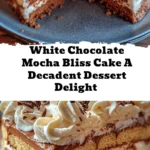 Elevate your dessert game with the decadent White Chocolate Mocha Bliss Cake! This gorgeous cake features layers of moist cake filled with luscious mocha ganache, perfectly balanced with the sweetness of white chocolate and a hint of coffee. Ideal for special occasions or an indulgent afternoon treat, this cake is surprisingly easy to make. Impress your friends and family with each slice, and enjoy it alongside a steaming cup of coffee. Discover the delightful flavors and simple preparation in this must-try recipe!