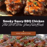 Fire up your grill and get ready for a flavor explosion with this Smoky & Saucy BBQ Chicken recipe! Perfectly marinated chicken thighs are smoked to juicy perfection and glazed with a delicious BBQ sauce, making it an irresistible addition to your summer cookouts. Easy to follow and packed with smoky goodness, this dish is a crowd-pleaser for any occasion, whether it's a family gathering or a cozy dinner at home. Pair it with your favorite sides for a complete meal that will leave everyone craving more! Discover the joy of grilling with this ultimate BBQ delight.