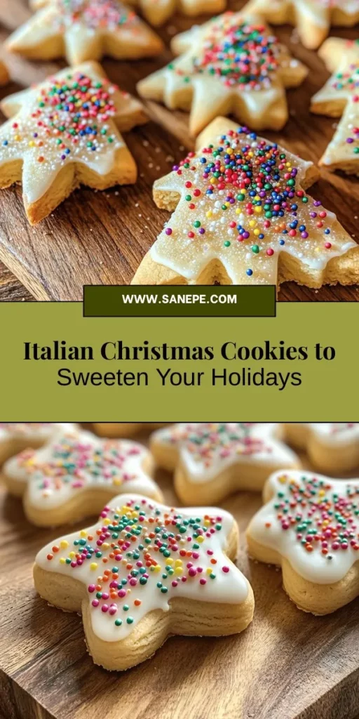 Celebrate the holiday season with a taste of Italy! This festive Italian Christmas cookies recipe combines tradition with delightful flavors, perfect for sharing with family and friends. Create vibrant, beautifully decorated cookies that capture the spirit of Christmas. From the rich aroma to the fun decorating process, baking these cookies is a joyous experience. Discover the secrets to making these delicious treats and bring a piece of Italy to your holiday celebrations! #ItalianCookies #ChristmasBaking #HolidayTreats #FestiveRecipes #BakingTraditions #CookieDecorating