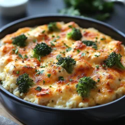 In the world of comfort food, few dishes can rival the charm and satisfaction of a creamy chicken, broccoli, and cheesy rice casserole. This delightful recipe is more than just a meal; it’s a warm embrace on a plate that evokes nostalgia and makes every family dinner feel special. Whether you’re gathering around the table on a chilly evening or hosting a casual get-together with friends, this dish is sure to be a crowd-pleaser.