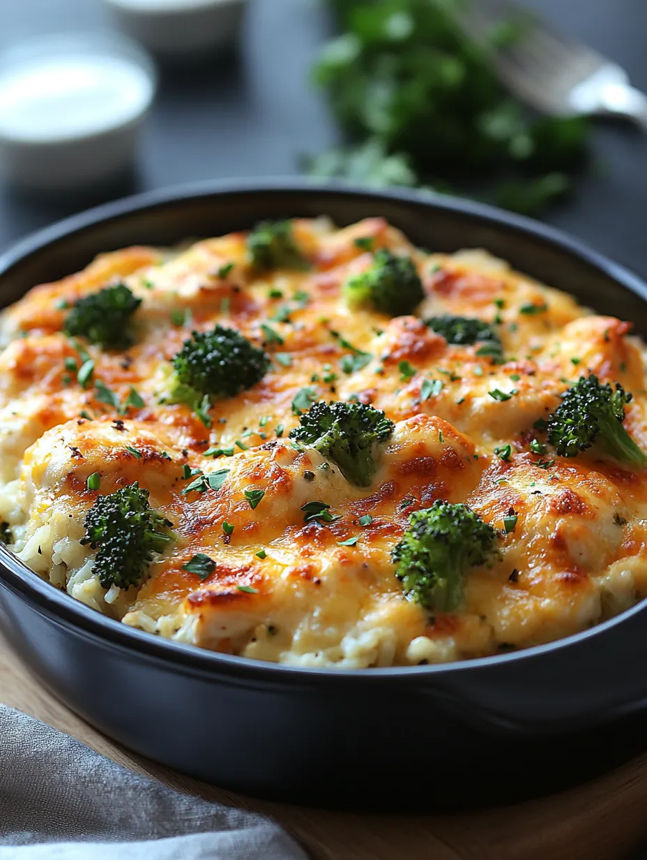 In the world of comfort food, few dishes can rival the charm and satisfaction of a creamy chicken, broccoli, and cheesy rice casserole. This delightful recipe is more than just a meal; it’s a warm embrace on a plate that evokes nostalgia and makes every family dinner feel special. Whether you’re gathering around the table on a chilly evening or hosting a casual get-together with friends, this dish is sure to be a crowd-pleaser.