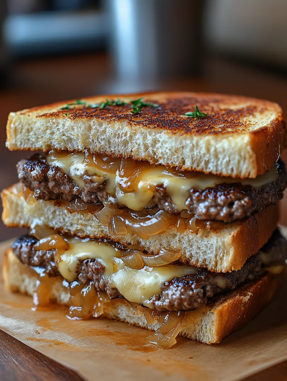 The classic patty melt is more than just a sandwich; it is a beloved comfort food that brings together the irresistible combination of juicy beef patties, melted cheese, and caramelized onions, all nestled between two slices of crispy rye bread. This dish is a true testament to the beauty of simple ingredients coming together to create something extraordinary. Whether enjoyed as a casual meal on a busy weeknight, a satisfying family dinner, or as a crowd-pleasing option at gatherings, the patty melt holds a special place in the hearts and stomachs of many.