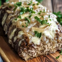 In the realm of comforting home-cooked meals, few dishes evoke warmth and satisfaction quite like meatloaf. This classic American staple has been a family favorite for generations, often associated with nostalgia and the comforting embrace of home. Today, we're elevating this beloved dish to new heights with our Crockpot French Onion Meatloaf with Melted Swiss Cheese.