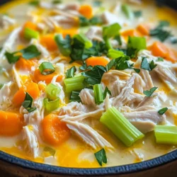 Crack Chicken Noodle Soup has quickly become a beloved staple in many households, celebrated for its delicious flavors and comforting warmth. This dish combines tender chicken, rich broth, and hearty noodles, making it an ideal remedy for chilly days or when you’re feeling under the weather. As a comforting classic, it not only satisfies the taste buds but also nourishes the body and soul, proving that homemade soup is one of the best remedies for both physical and emotional health.