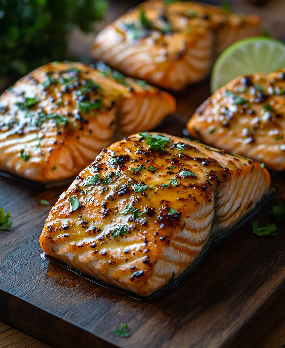In the realm of culinary delights, fresh seafood stands out as a beacon of flavor and health. Among the various options, salmon has carved a niche for itself, celebrated not only for its exquisite taste but also for its numerous health benefits. The <strong>Emerald Isle Salmon Delight</strong> embodies this celebration, offering a vibrant dish that captures the essence of wholesome cooking. Rooted in the lush landscapes and rich traditions of coastal regions, this recipe is a tribute to the bounty of the sea and the vibrant ingredients that enhance it.” /></p>
</p>
<h3>Marinating Techniques</h3>
</p>
<p>Marinating is a crucial step in creating the Emerald Isle Salmon Delight. This process not only enhances the flavor of the salmon but also helps to tenderize the fish, resulting in a deliciously moist and succulent dish. The ideal marination time for salmon typically ranges from 30 minutes to 2 hours. Here’s a breakdown of how the marination process works:</p>
</p>
<p>– <strong>Short Marination (30 minutes)</strong>: A brief marinating period allows the surface of the salmon to absorb the flavors of the marinade without overpowering the natural taste of the fish. This is perfect for those who prefer a subtler flavor profile.</p>
</p>
<p>– <strong>Medium Marination (1 hour)</strong>: This time frame strikes a balance, allowing the salmon to soak up the marinade’s flavors more deeply while still retaining its fresh essence. It’s an excellent choice for those looking for a more pronounced taste without losing the fish’s natural characteristics.</p>
</p>
<p>– <strong>Long Marination (2 hours)</strong>: For the boldest flavors, marinating for up to 2 hours is recommended. During this period, the marinade penetrates deeper into the fish, creating a robust taste. However, be cautious with acidic ingredients in the marinade (like lemon juice or vinegar); too long can lead to a mushy texture.</p>
</p>
<p>To achieve optimal flavor absorption, ensure that each piece of salmon is well coated with the marinade, and use a resealable plastic bag or a shallow dish to allow for even distribution. Remember to refrigerate the salmon while marinating to maintain its freshness and prevent bacteria growth.</p>
</p>
<h3>Cooking Methods: Grilling Your Salmon to Perfection</h3>
</p>
<h4>Prepping the Grill</h4>
</p>
<p>Before grilling your salmon, it’s essential to prepare your grill properly. Here’s how to get it ready for cooking:</p>
</p>
<p>1. <strong>Clean the Grill Grates</strong>: Start with a clean grill. Use a grill brush to remove any residue from previous cooking, ensuring a clean surface for your salmon.</p>
</p>
<p>2. <strong>Preheat the Grill</strong>: Heat your grill to medium-high heat, around 375°F to 400°F. Preheating is vital as it helps prevent the salmon from sticking to the grill grates and ensures even cooking.</p>
</p>
<p>3. <strong>Oil the Grate</strong>: Once the grill is heated, lightly oil the grates using a paper towel dipped in vegetable oil. This creates a non-stick surface for the salmon, allowing it to sear beautifully without falling apart.</p>
</p>
<h4>Grilling Techniques for Salmon</h4>
</p>
<p>Grilling salmon is a straightforward process, but there are several techniques to ensure it turns out perfectly flaky and flavorful:</p>
</p>
<p>1. <strong>Place the Salmon on the Grill</strong>: After marinating, remove the salmon from the marinade, allowing any excess liquid to drip off. Place the salmon skin-side down on the grill grates.</p>
</p>
<p>2. <strong>Cooking Time</strong>: Grill the salmon for about 6 to 8 minutes per side, depending on the thickness of the fillet. As a general rule, cook the salmon for about 4-6 minutes for every half inch of thickness.</p>
</p>
<p>3. <strong>Check for Doneness</strong>: Salmon is done when it flakes easily with a fork and has an internal temperature of 145°F. You can use an instant-read thermometer for accuracy. If you prefer your salmon less well-done, aim for a slightly lower temperature for a more medium-rare finish.</p>
</p>
<p>4. <strong>Avoid Overcooking</strong>: To achieve the perfect flaky texture, avoid overcooking your salmon. It’s better to remove it from the grill slightly before it reaches the desired temperature, as it will continue to cook slightly from residual heat.</p>
</p>
<p>5. <strong>Let it Rest</strong>: After grilling, let the salmon rest for a few minutes before serving. This allows the juices to redistribute, resulting in a more flavorful bite.</p>
</p>
<h3>Serving Suggestions: Making the Dish Shine</h3>
</p>
<h4>Presentation Ideas</h4>
</p>
<p>Presentation plays a significant role in enhancing the dining experience. For Emerald Isle Salmon Delight, consider these plating ideas:</p>
</p>
<p>– <strong>Garnish with Fresh Herbs</strong>: Sprinkle freshly chopped parsley or dill over the salmon to add a pop of color and freshness. These herbs complement the flavors of the dish beautifully.</p>
</p>
<p>– <strong>Lime Wedges</strong>: Serve the salmon with lime wedges on the side. Not only do they add a vibrant touch, but squeezing fresh lime juice over the salmon just before eating brightens the flavors.</p>
</p>
<p>– <strong>Use a Vibrant Plate</strong>: Consider using a colorful platter or plate to contrast with the rich, pink hue of the salmon. This visual appeal makes the dish more inviting.</p>
</p>
<h4>Pairing Recommendations</h4>
</p>
<p>To elevate your Emerald Isle Salmon Delight, consider pairing it with complementary side dishes and beverages:</p>
</p>
<p>– <strong>Side Dishes</strong>:</p>
<p>– <strong>Grilled Asparagus</strong>: The slight char and tender crunch of grilled asparagus make a perfect match for salmon.</p>
<p>– <strong>Herbed Quinoa</strong>: A light and nutritious option, herbed quinoa adds a nutty flavor and pairs well with the dish’s overall profile.</p>
<p>– <strong>Mixed Green Salad</strong>: A fresh salad with a tangy vinaigrette adds brightness and balances the richness of the salmon.</p>
</p>
<p>– <strong>Beverage Pairings</strong>:</p>
<p>– <strong>White Wine</strong>: A crisp Sauvignon Blanc or a light Pinot Grigio pairs beautifully with salmon, enhancing the flavors without overpowering them.</p>
<p>– <strong>Light Beer</strong>: If you prefer beer, opt for a light lager or a wheat beer that complements the dish without overshadowing it.</p>
<p>– <strong>Sparkling Water</strong>: For a non-alcoholic option, serve sparkling water with a slice of lime to refresh the palate.</p>
</p>
<h3>Nutritional Breakdown: Health Benefits of the Ingredients</h3>
</p>
<h4>Salmon Nutrition</h4>
</p>
<p>Salmon is renowned for its numerous health benefits, making it a superb choice for a balanced diet:</p>
</p>
<p>– <strong>Rich in Omega-3 Fatty Acids</strong>: Salmon is one of the best sources of omega-3 fatty acids, which are essential for heart health and reducing inflammation. These beneficial fats support brain function, making salmon a brain-boosting food.</p>
</p>
<p>– <strong>High in Protein</strong>: A serving of salmon provides a substantial amount of high-quality protein, essential for muscle repair and maintenance. This makes it an excellent choice for those looking to build or maintain muscle mass.</p>
</p>
<p>– <strong>Packed with Vitamins and Minerals</strong>: Salmon is also a great source of B vitamins, particularly B12, which is vital for energy production and brain health. Additionally, it provides selenium, an antioxidant that helps protect the body from oxidative stress.</p>
</p>
<h4>The Impact of Marinade Ingredients</h4>
</p>
<p>The ingredients in the marinade not only enhance flavor but also offer health benefits:</p>
</p>
<p>– <strong>Soy Sauce</strong>: Low-sodium soy sauce adds umami flavor and is lower in calories compared to other marinades. It also contains antioxidants that can combat inflammation.</p>
</p>
<p>– <strong>Honey</strong>: This natural sweetener provides a touch of sweetness and has antimicrobial properties. Additionally, honey serves as a source of antioxidants.</p>
</p>
<p>– <strong>Garlic</strong>: Known for its numerous health benefits, garlic may help boost the immune system and lower blood pressure. It adds depth and flavor to the marinade.</p>
</p>
<p>– <strong>Citrus Juices</strong>: Lemon and lime juices add acidity, brightening the dish. They are also rich in vitamin C, which supports the immune system and overall health.</p>
</p>
<h3>Conclusion: Embracing the Emerald Isle Salmon Delight</h3>
</p>
<p>In summary, the Emerald Isle Salmon Delight is a celebration of flavor, nutrition, and culinary creativity. By mastering the marinating techniques and grilling methods outlined above, you can create a dish that is not only delicious but also packed with health benefits. This recipe showcases the beauty of fresh ingredients and the joy of cooking, encouraging you to explore the vibrant tastes of the Emerald Isle.</p>
</p>
<p>As you prepare to enjoy this delightful dish, remember to take the time to plate it attractively and pair it with complementary sides and beverages to enhance your dining experience. Embrace the bounty of healthful ingredients and savor the flavors that make the Emerald Isle Salmon Delight a true culinary gem. We invite you to try this recipe in your kitchen and relish the fusion of health and flavor that it offers.</p>
</div>