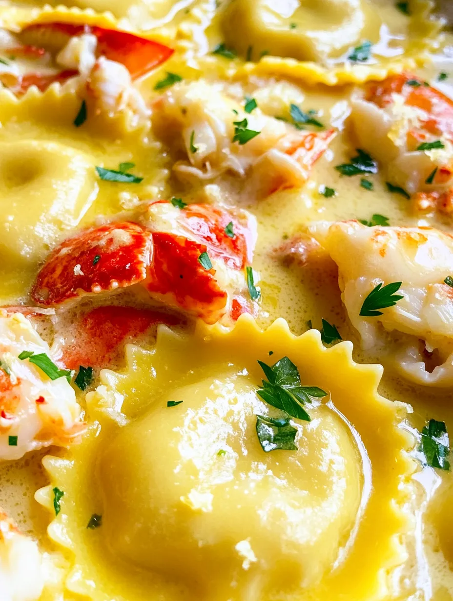 Luscious Lobster Ravioli in Zesty Lemon Butter Sauce is not just a dish; it's an experience that encapsulates the essence of Italian cuisine. This delightful dish embodies the celebration of fresh ingredients and artisanal cooking, making it a favorite for special occasions and family gatherings. The luxurious combination of fresh lobster meat enveloped in delicate pasta, all drizzled with a zesty lemon butter sauce, elevates any dining experience to something truly memorable.