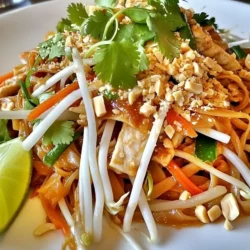 Pad Thai is undoubtedly one of the most famous dishes to emerge from Thai cuisine, celebrated for its harmonious blend of flavors and textures. This stir-fried noodle dish is not only a favorite among locals but has also captured the hearts and palates of food lovers around the world. Known for its vibrant presentation and a perfect balance of sweet, salty, and sour notes, Pad Thai offers a delightful experience that showcases the essence of Thai cooking. In this article, we will dive into the intricacies of preparing "Wok It Out Chicken Pad Thai," a recipe that emphasizes the use of fresh ingredients and authentic flavors to recreate the traditional dish right in your home kitchen.