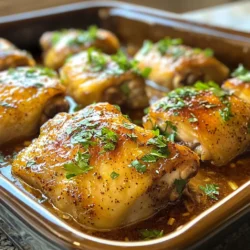 Irresistibly Juicy Baked Garlic Brown Sugar Chicken