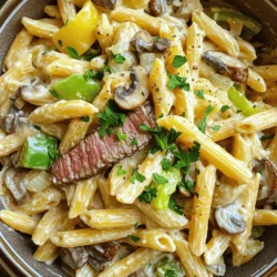 Philly Cheesesteak Pasta: A Delicious Twist on a Classic Comfort Food