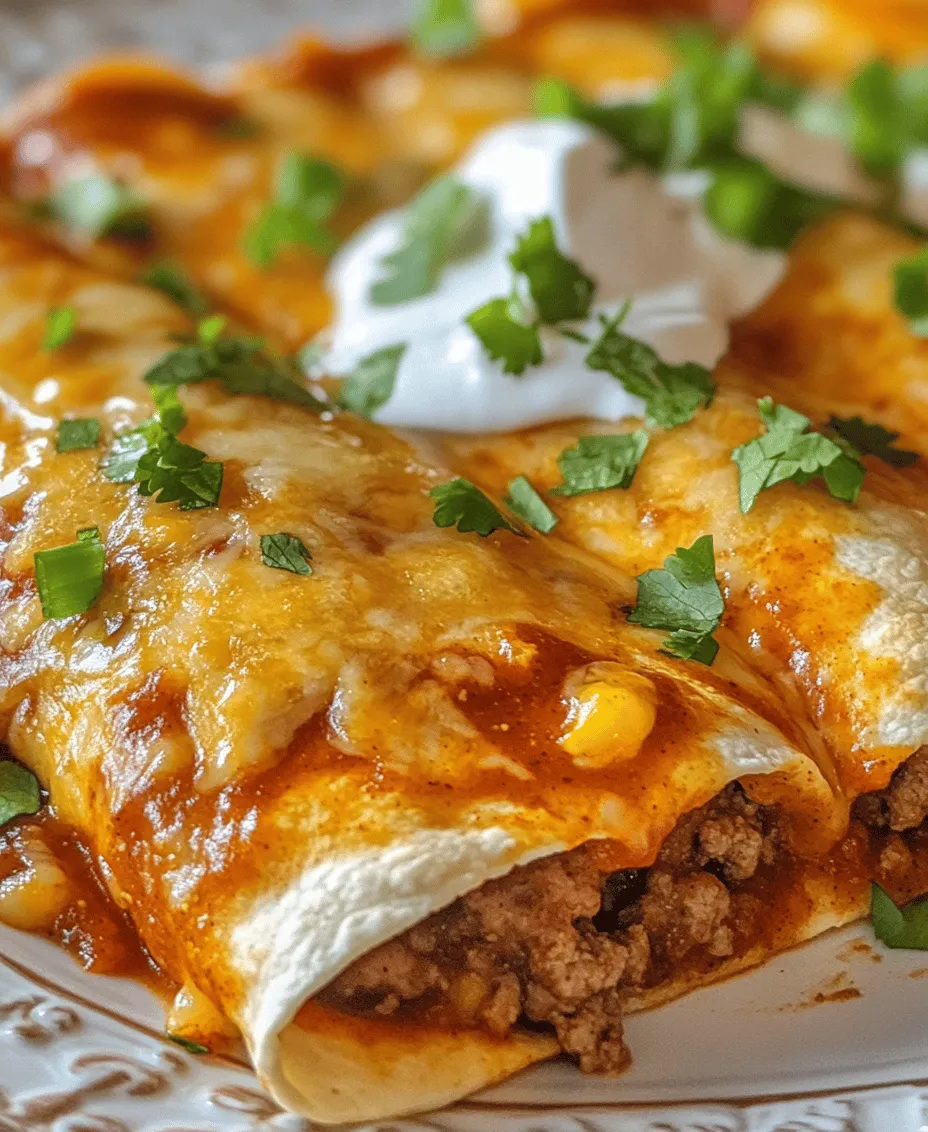 Savory ground beef enchiladas are more than just a meal; they are a comforting embrace of rich flavors wrapped in warm tortillas—a beloved staple of Mexican cuisine. This dish combines the earthy taste of seasoned ground beef, the hearty texture of corn tortillas, and the zesty kick of enchilada sauce, making it a perfect choice for families and busy individuals alike. In a world where time is often short, these speedy enchiladas promise satisfaction without sacrificing flavor or quality.