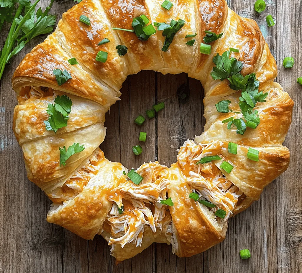 Understanding the joy of hosting gatherings is essential in creating memorable moments, and nothing brings people together quite like delicious food. Among the many crowd-pleasers, the Buffalo Chicken Crescent Ring stands out as a delightful dish that combines the bold flavors of buffalo chicken with the flaky goodness of crescent roll dough. This recipe not only offers a unique presentation but also tantalizes taste buds with its perfect blend of spice, creaminess, and crunch. Whether you’re throwing a casual get-together, a game day celebration, or a family dinner, this dish is sure to impress and satisfy.